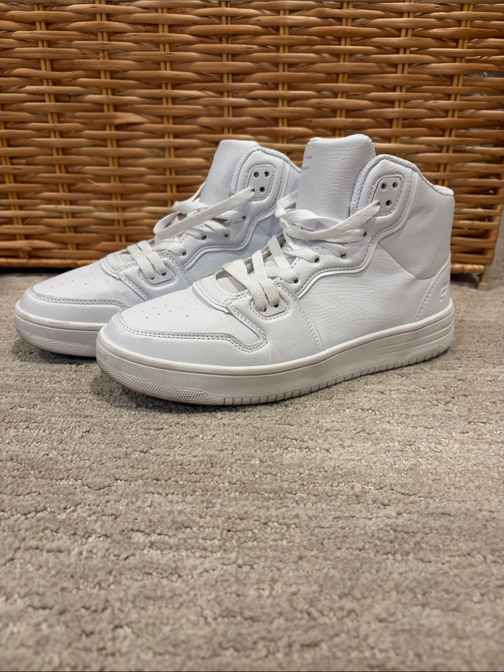 Fabletics Women's White High-Top Sneakers